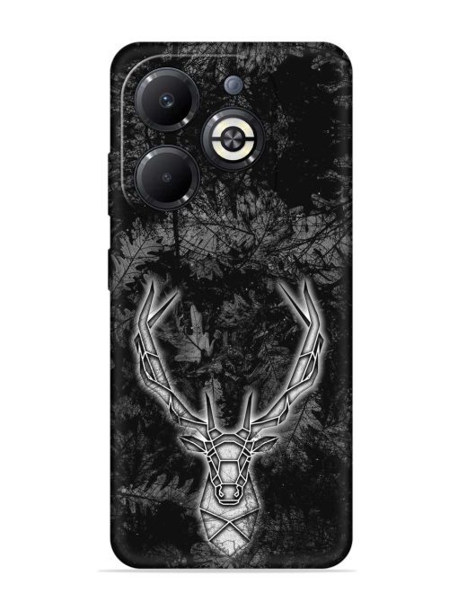 Ancient Deer Embossed Soft Silicone Case for Infinix Smart 8 Plus Zapvi