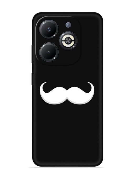 Mustache Vector Embossed Soft Silicone Case for Infinix Smart 8 Plus