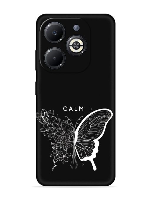 Calm Embossed Soft Silicone Case for Infinix Smart 8 Plus Zapvi