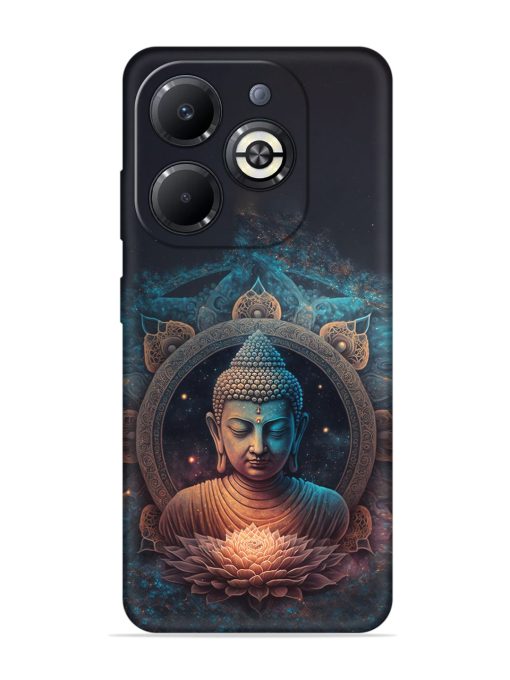 Gautam Buddha Embossed Soft Silicone Case for Infinix Smart 8 Plus