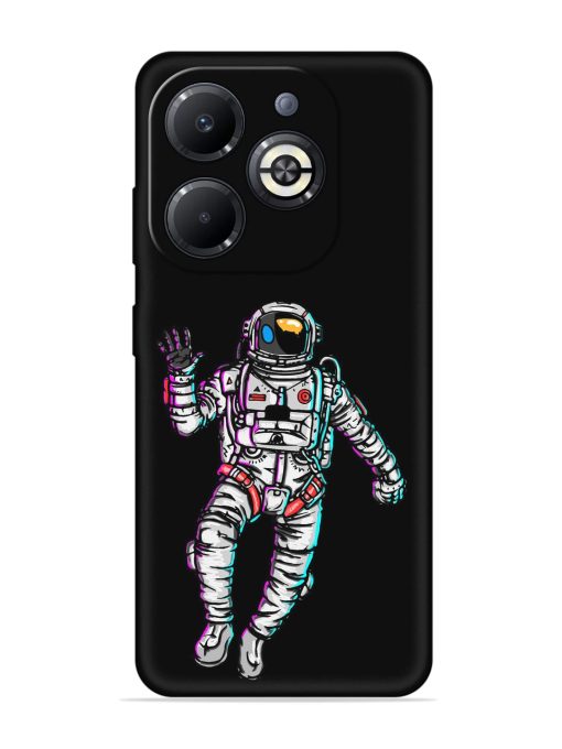 Spaceman Embossed Soft Silicone Case for Infinix Smart 8 Plus