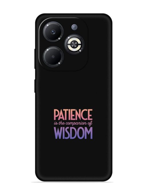 Patience Is The Embossed Soft Silicone Case for Infinix Smart 8 Plus Zapvi