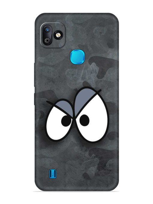 Big Eyes Night Mode Embossed Soft Silicone Case for Infinix Smart Hd (2021)