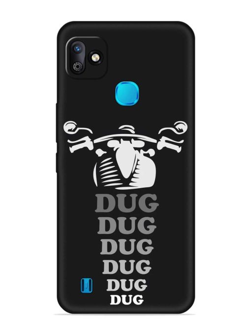 Dug Dug Dug Embossed Soft Silicone Case for Infinix Smart Hd (2021) Zapvi