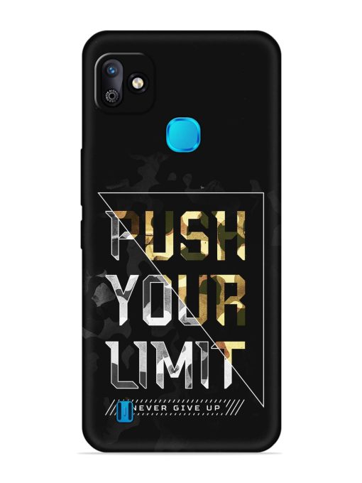 Push Your Limits Embossed Soft Silicone Case for Infinix Smart Hd (2021) Zapvi