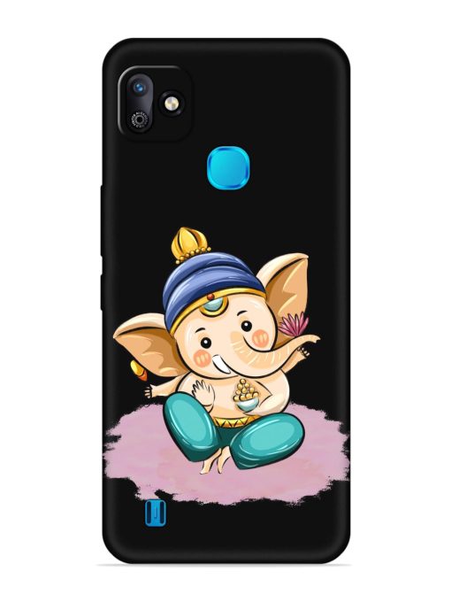 Bal Ganesh Vector Art Embossed Soft Silicone Case for Infinix Smart Hd (2021)