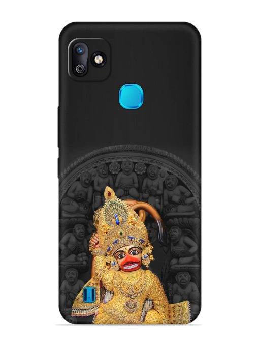 Indian Gold Hanuman Embossed Soft Silicone Case for Infinix Smart Hd (2021) Zapvi