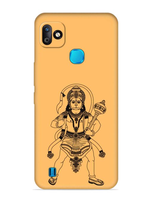 Indian God Hanuman Embossed Soft Silicone Case for Infinix Smart Hd (2021)