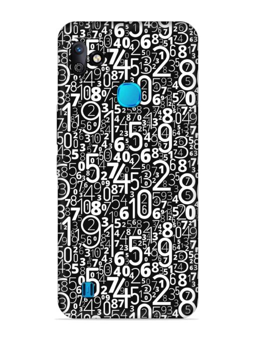 Many Numbers Different Embossed Soft Silicone Case for Infinix Smart Hd (2021)