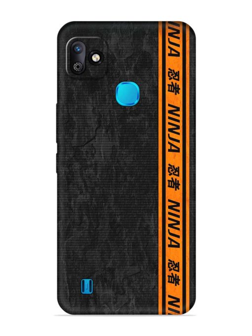 Ninja Srtips Embossed Soft Silicone Case for Infinix Smart Hd (2021)