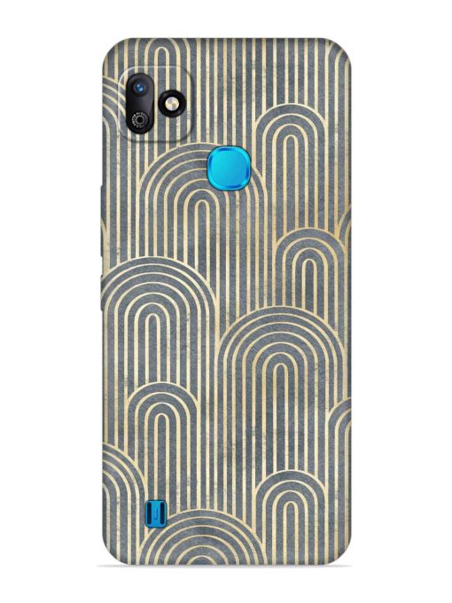 Art Deco Style Embossed Soft Silicone Case for Infinix Smart Hd (2021) Zapvi