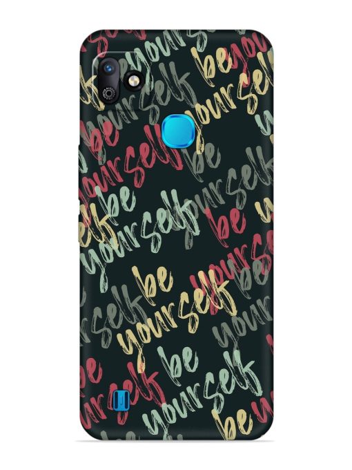 Yourself Seamless Embossed Soft Silicone Case for Infinix Smart Hd (2021) Zapvi