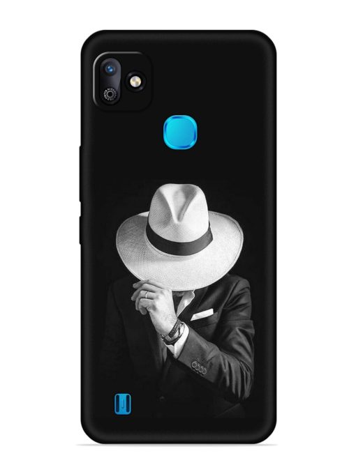 Men Under Hat Embossed Soft Silicone Case for Infinix Smart Hd (2021) Zapvi