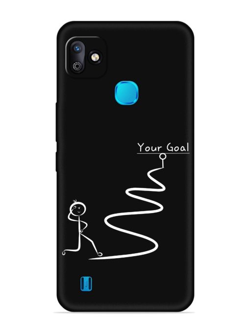 Your Goal Embossed Soft Silicone Case for Infinix Smart Hd (2021) Zapvi