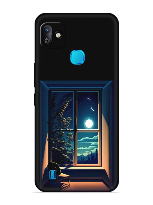 Night View At Window Embossed Soft Silicone Case for Infinix Smart Hd (2021) Zapvi