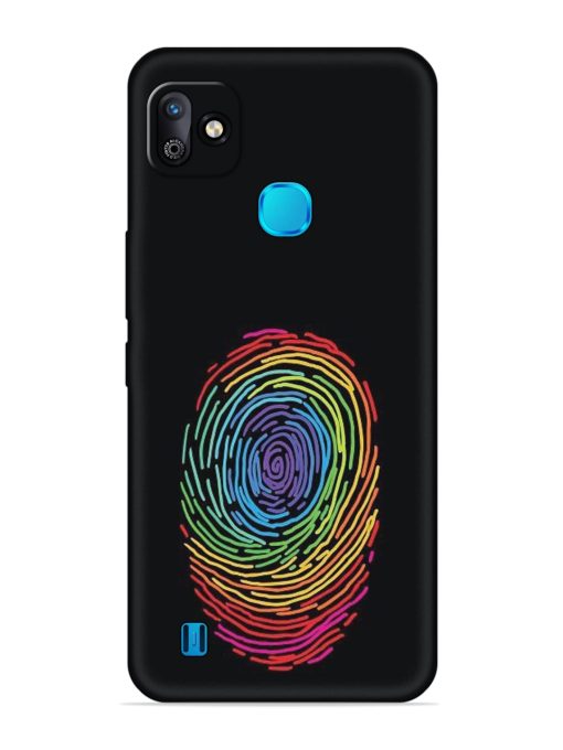 Fingerprint Of Thumb Art Embossed Soft Silicone Case for Infinix Smart Hd (2021) Zapvi