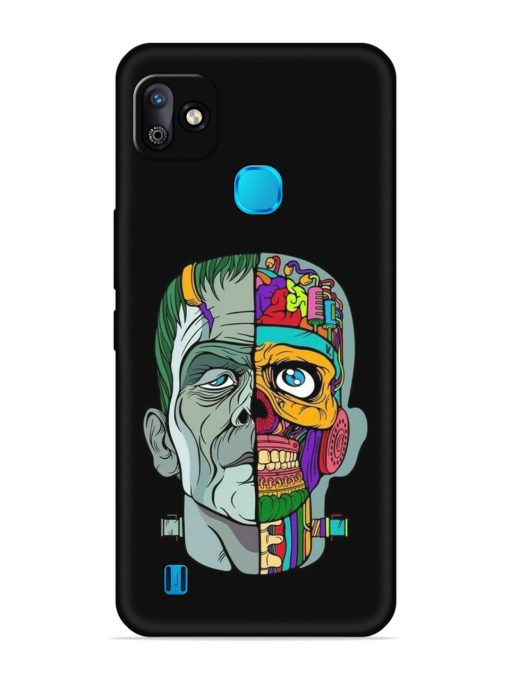 Men Vs Skull Embossed Soft Silicone Case for Infinix Smart Hd (2021)