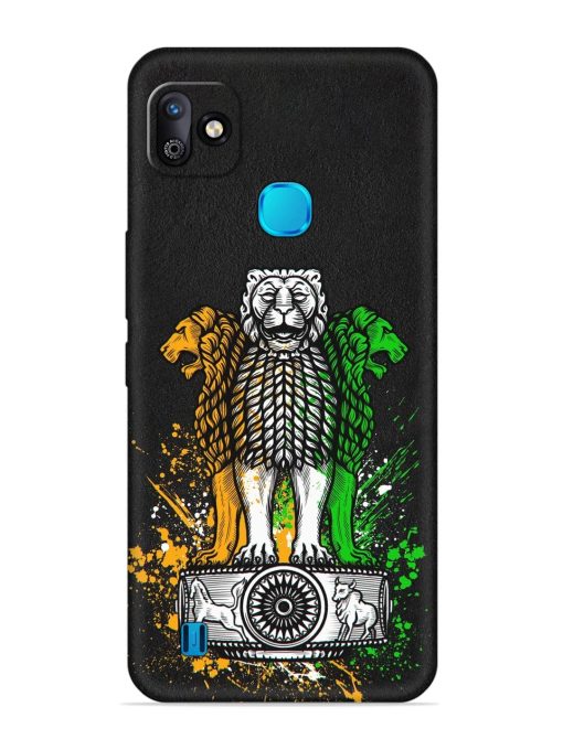 Pillars Of Ashoka Embossed Soft Silicone Case for Infinix Smart Hd (2021) Zapvi