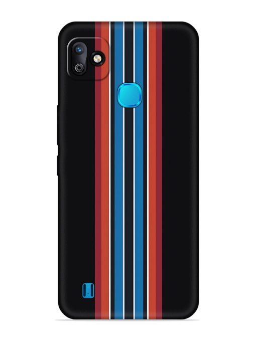 Vertical Strips Embossed Soft Silicone Case for Infinix Smart Hd (2021) Zapvi