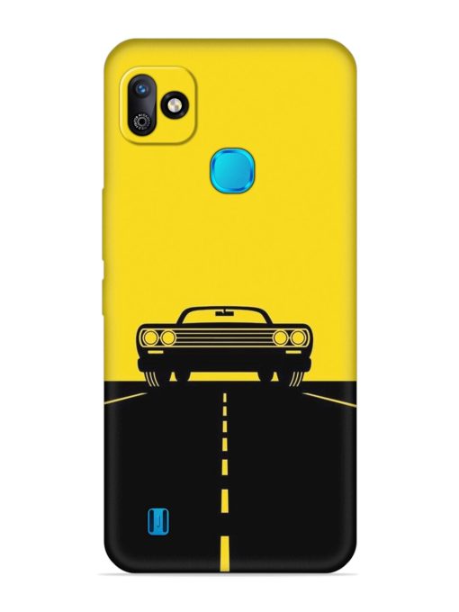 Classic Car Embossed Soft Silicone Case for Infinix Smart Hd (2021) Zapvi