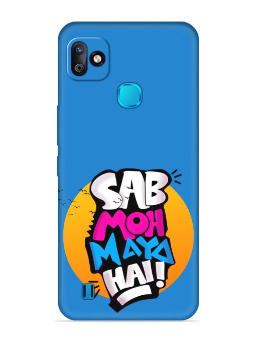 Sab Moh Moya Embossed Soft Silicone Case for Infinix Smart Hd (2021) Zapvi