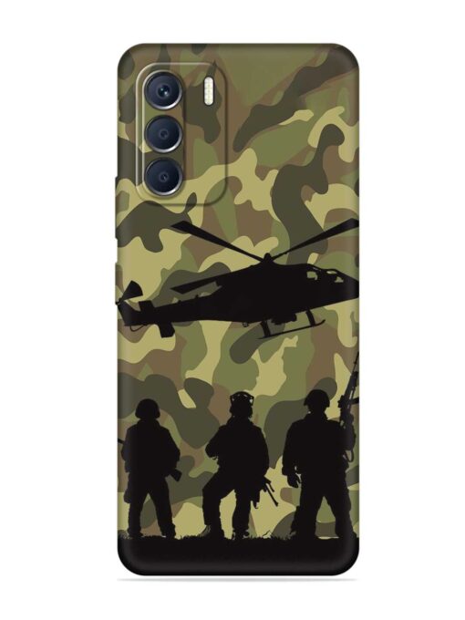 Army Heros Embossed Soft Silicone Case for Infinix Zero (5G) (2023) Zapvi