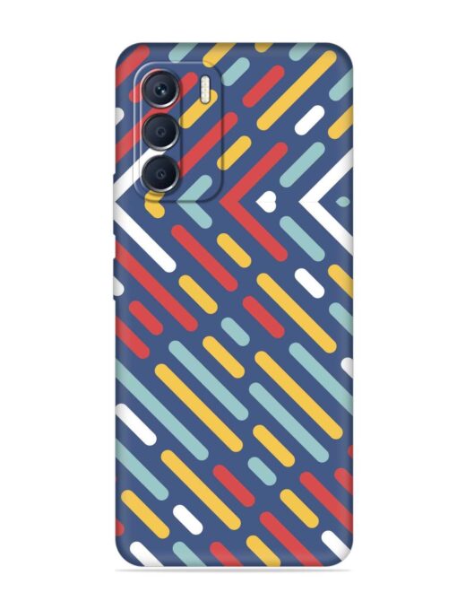 Colored Lines Embossed Soft Silicone Case for Infinix Zero (5G) (2023) Zapvi