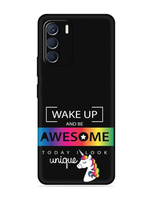 Inspirational Quote Unicorn Embossed Soft Silicone Case for Infinix Zero (5G) (2023) Zapvi