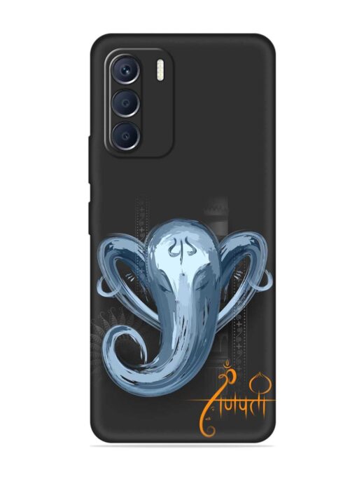 Illustration Lord Ganpati Embossed Soft Silicone Case for Infinix Zero (5G) (2023) Zapvi