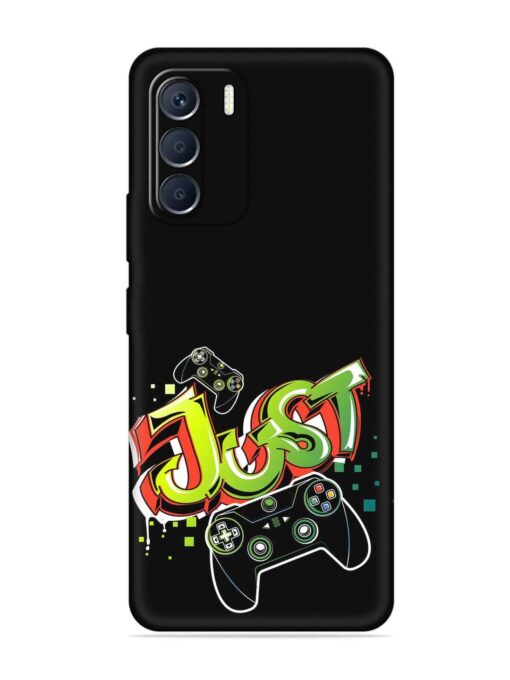 Graffiti Gamepad Illustration Embossed Soft Silicone Case for Infinix Zero (5G) (2023) Zapvi