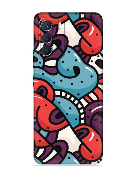 Seamless Backdrop Colorful Embossed Soft Silicone Case for Infinix Zero (5G) (2023) Zapvi