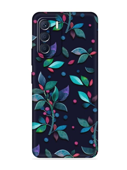 Decorative Watercolor Flower Embossed Soft Silicone Case for Infinix Zero (5G) (2023) Zapvi