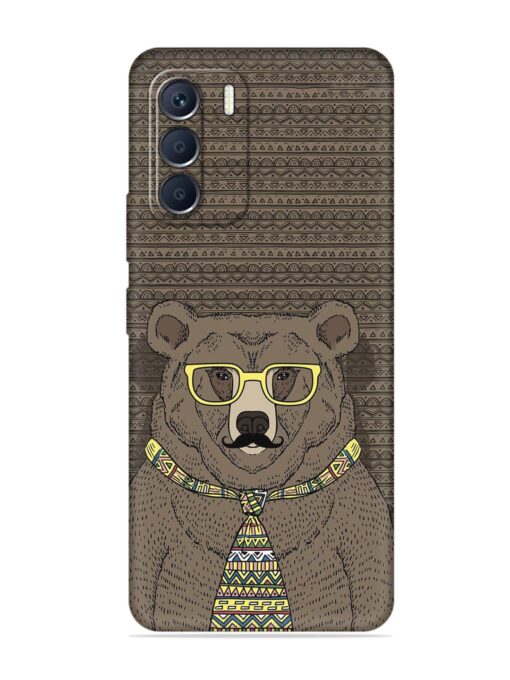 Grizzly Bear Embossed Soft Silicone Case for Infinix Zero (5G) (2023) Zapvi