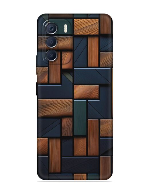 Wooden Background Cubes Embossed Soft Silicone Case for Infinix Zero (5G) (2023) Zapvi