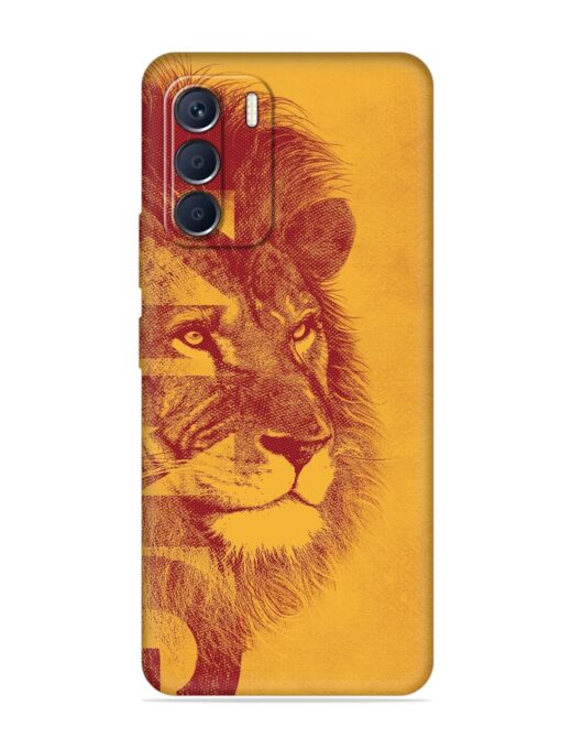 Gold Lion Crown Art Embossed Soft Silicone Case for Infinix Zero (5G) (2023) Zapvi