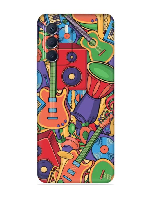 Colorful Music Art Embossed Soft Silicone Case for Infinix Zero (5G) (2023) Zapvi