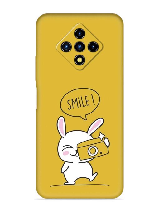 Hey Smile Please Embossed Soft Silicone Case for Infinix Zero 8I Zapvi