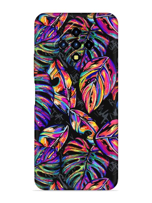 Tropical Seamless Vector Embossed Soft Silicone Case for Infinix Zero 8I Zapvi