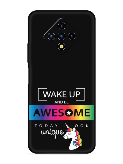 Inspirational Quote Unicorn Embossed Soft Silicone Case for Infinix Zero 8I