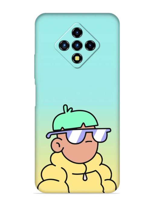 Doodles Cool Character Embossed Soft Silicone Case for Infinix Zero 8I Zapvi