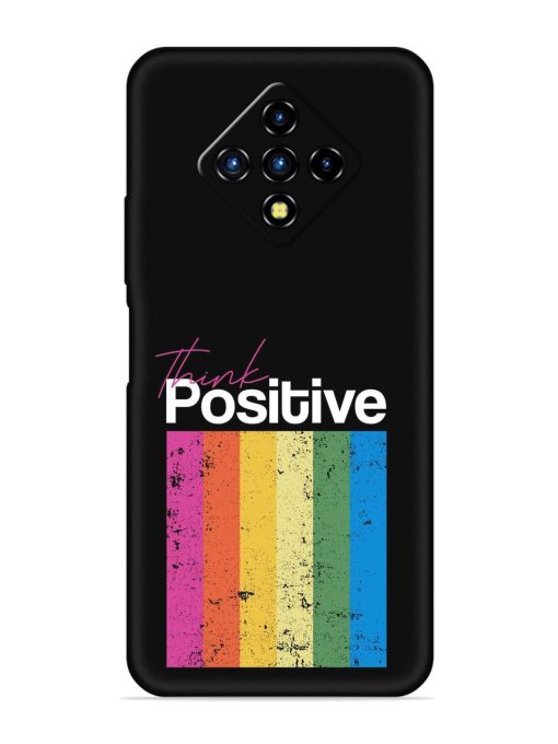 Think Positive Typography Embossed Soft Silicone Case for Infinix Zero 8I Zapvi