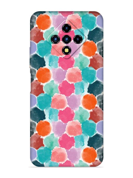 Colorful Seamless Pattern Embossed Soft Silicone Case for Infinix Zero 8I