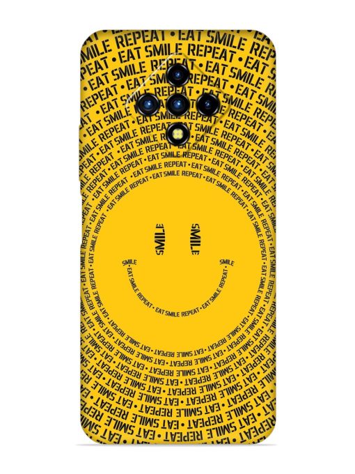 Smiley Embossed Soft Silicone Case for Infinix Zero 8I