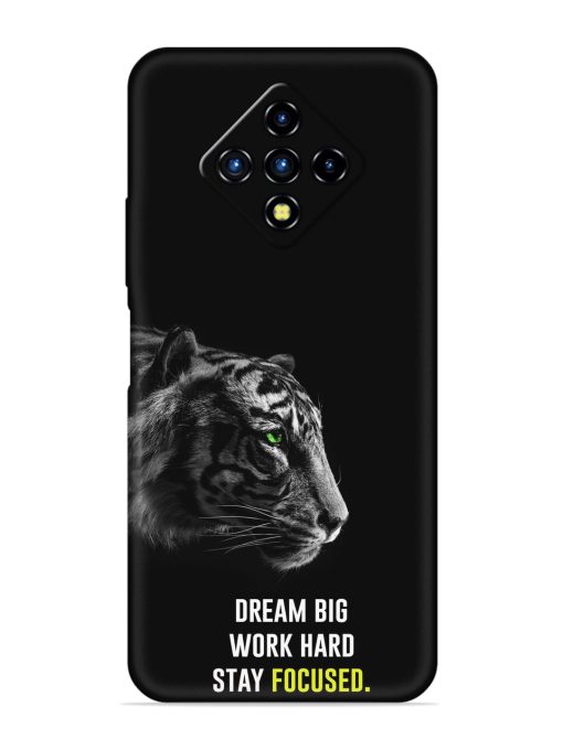 Dream Big Work Hard Embossed Soft Silicone Case for Infinix Zero 8I