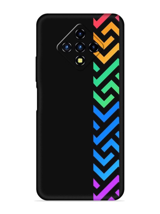 Colorshape Stripes Embossed Soft Silicone Case for Infinix Zero 8I