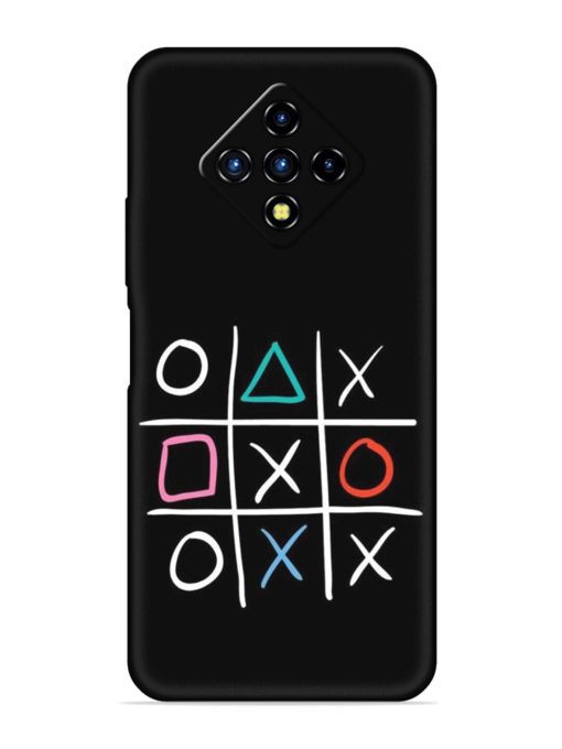 Super Neon Tic-Tac-Toe Embossed Soft Silicone Case for Infinix Zero 8I