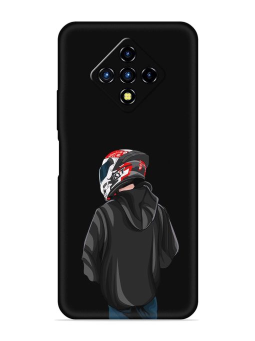 Motorcycle Rider Embossed Soft Silicone Case for Infinix Zero 8I