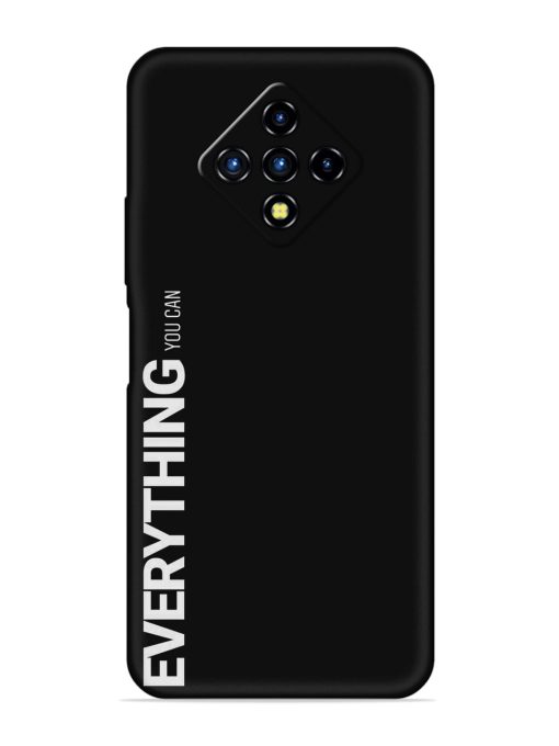 Everything You Can Embossed Soft Silicone Case for Infinix Zero 8I