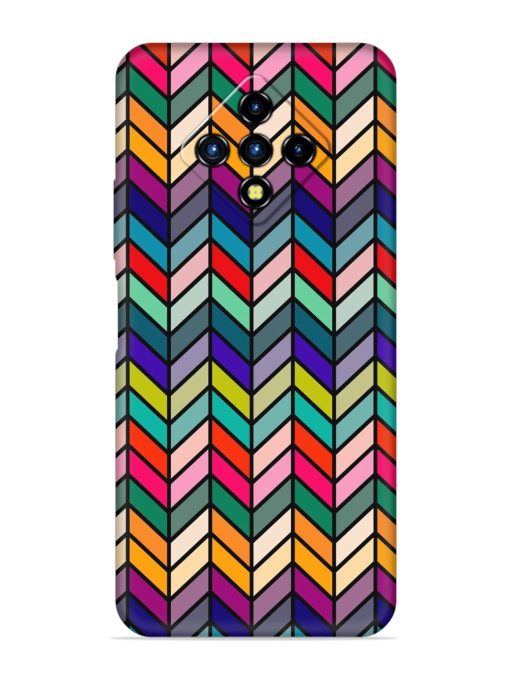 Retro Bauhaus Design Embossed Soft Silicone Case for Infinix Zero 8I