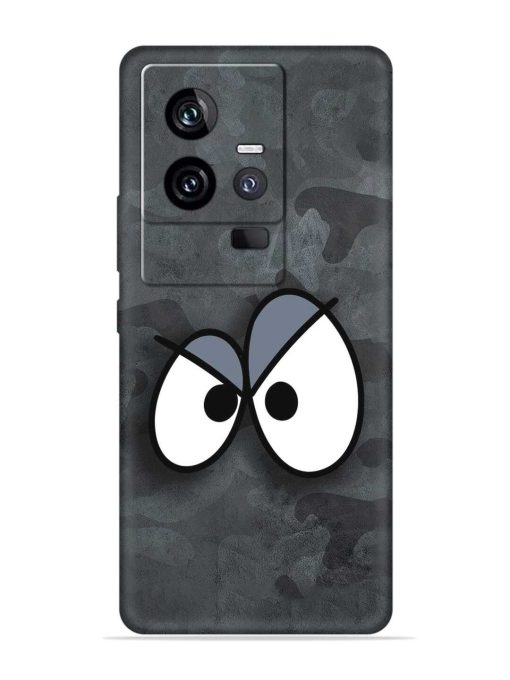 Big Eyes Night Mode Embossed Soft Silicone Case for Iqoo 11 (5G) Zapvi